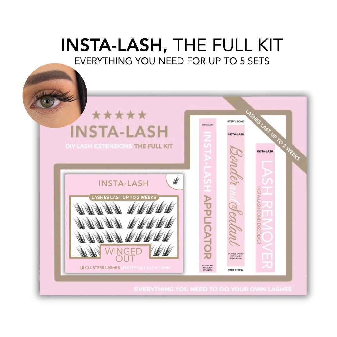 Insta-Lash | The Full Kit, Winged Out DIY Lash Extensions
