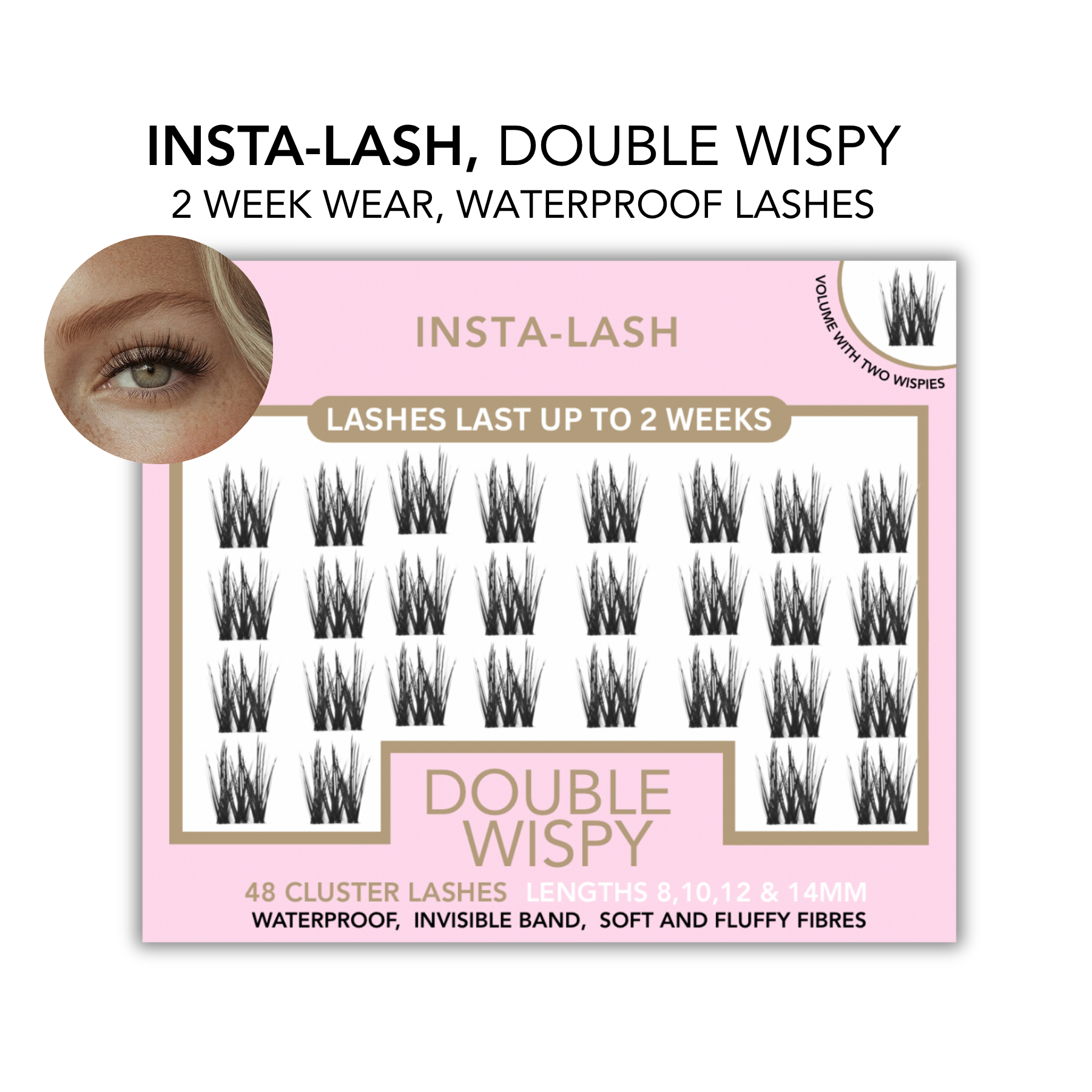 Insta-Lash | The Full Kit, Double Wispy DIY Lash Extensions
