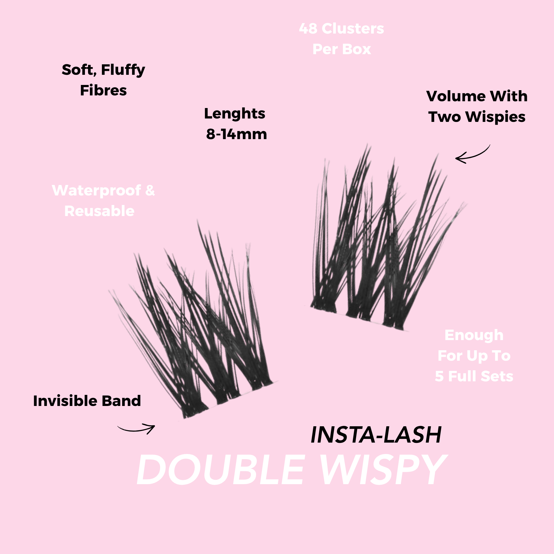 Insta-Lash | The Full Kit, Double Wispy DIY Lash Extensions