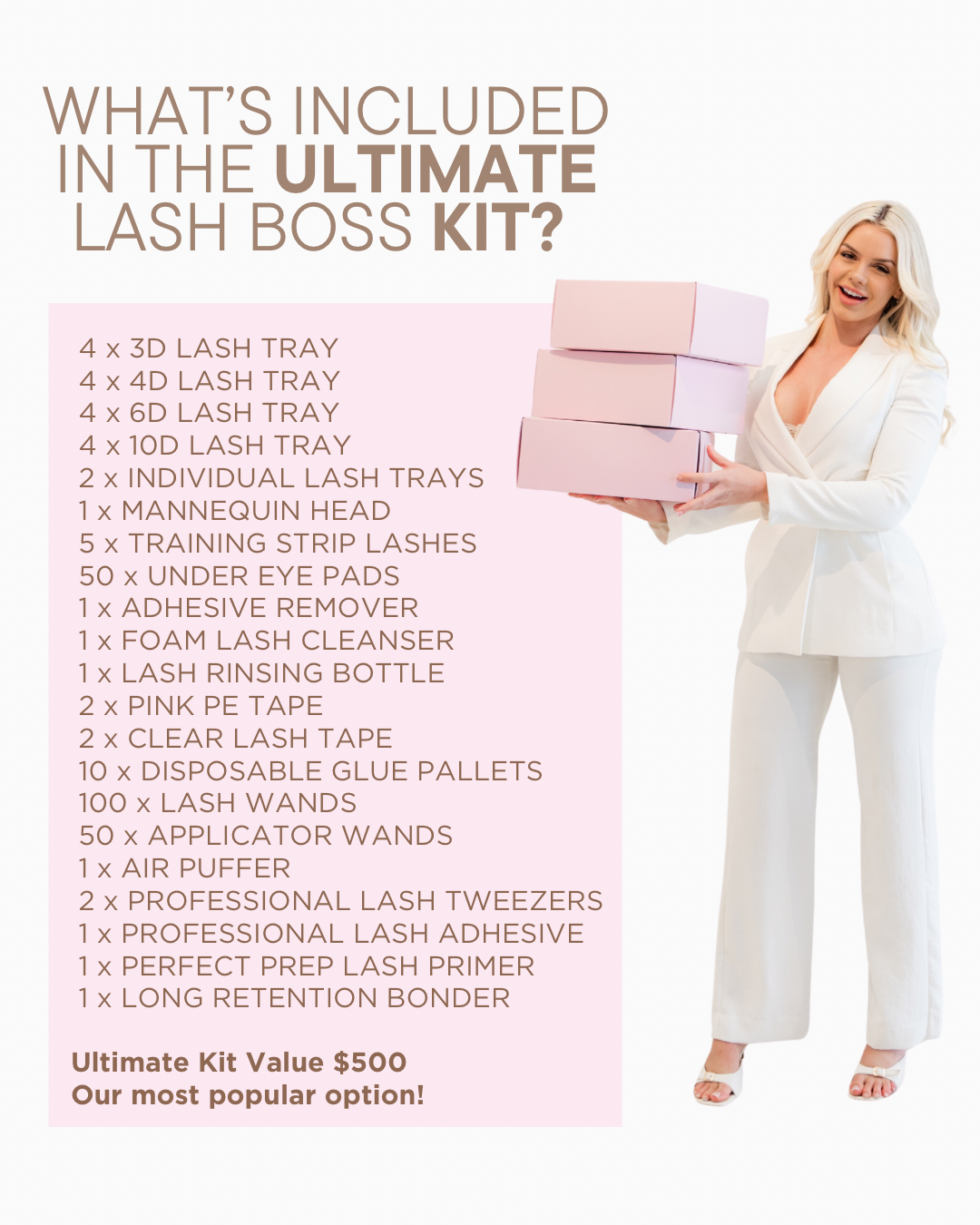 Online Classic, Hybrid & Volume Lash Boss Business Course w Kit